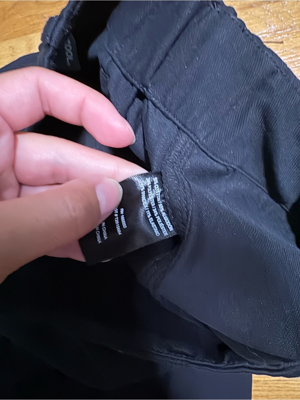 32 Degrees Black Stretch Twill Ankle Length Cropped Pant - Picture 5 of 6